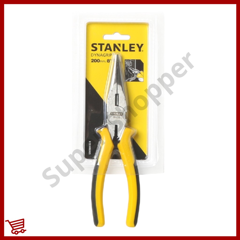 Stanley Dynagrip Long Nose Pliers 8 Inches Shopee Malaysia