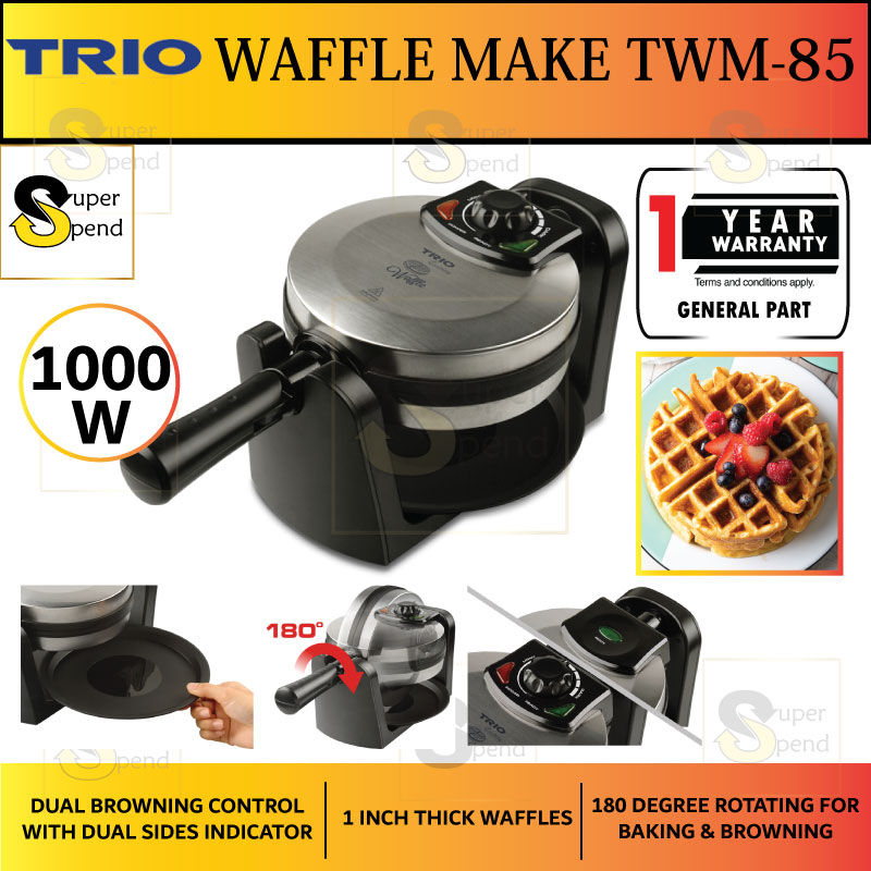 [TWM85] Trio Waffle Maker TWM85 Shopee Malaysia