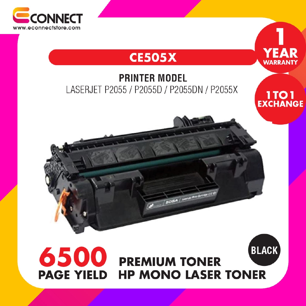 CE505X Laserjet P2055 / P2055D / P2055DN / P2055X Page Yield 6500 Hp ...