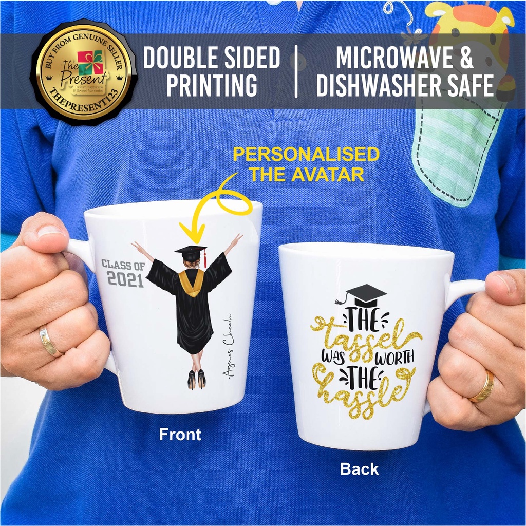 Graduation Mug for HER with Custom Avatar – Honour Her Success | THE ...