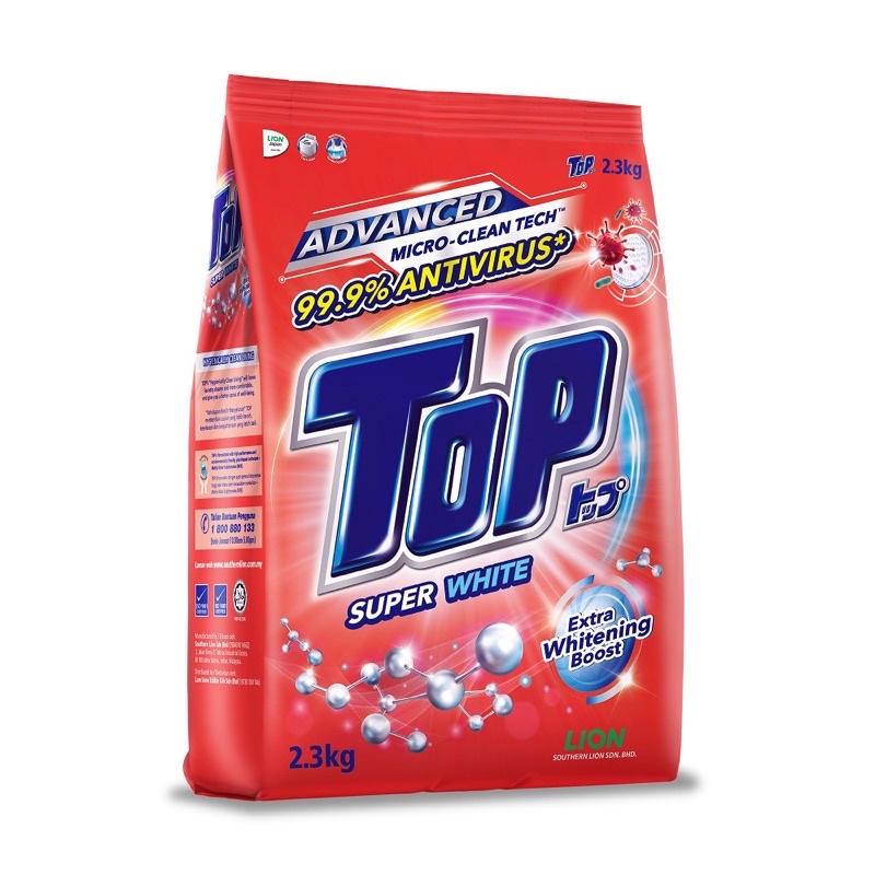 Serbuk Sabun Pencuci Baju Jenama Top Powder Detergent Kg Kg Shopee Malaysia