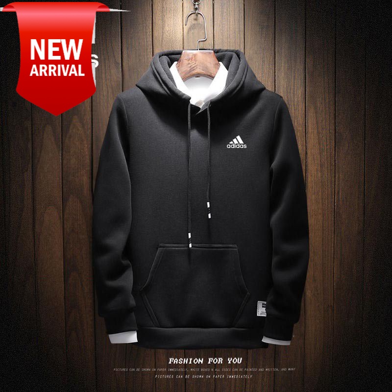 Unisex zipper Hoodies Cotton ADIDAS PRINT Hoodie local seller