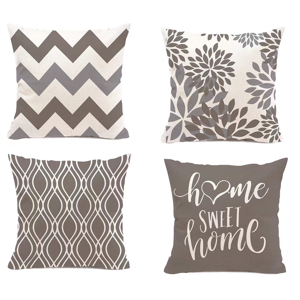 Gray Cushions covers 70 × 70. 60 × 60. 50 × 50. 45 × 45. 40 × 40.Cotton