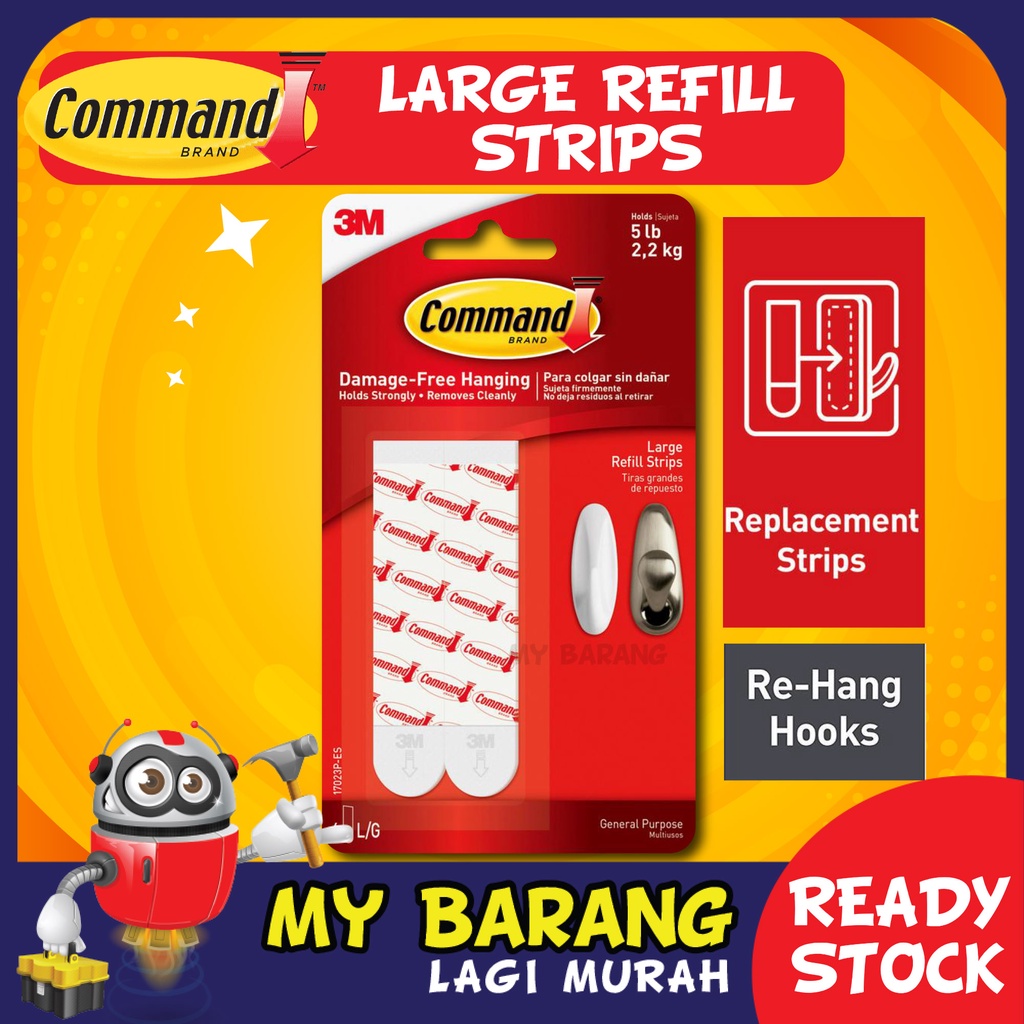 Command™ Large Refill Strips