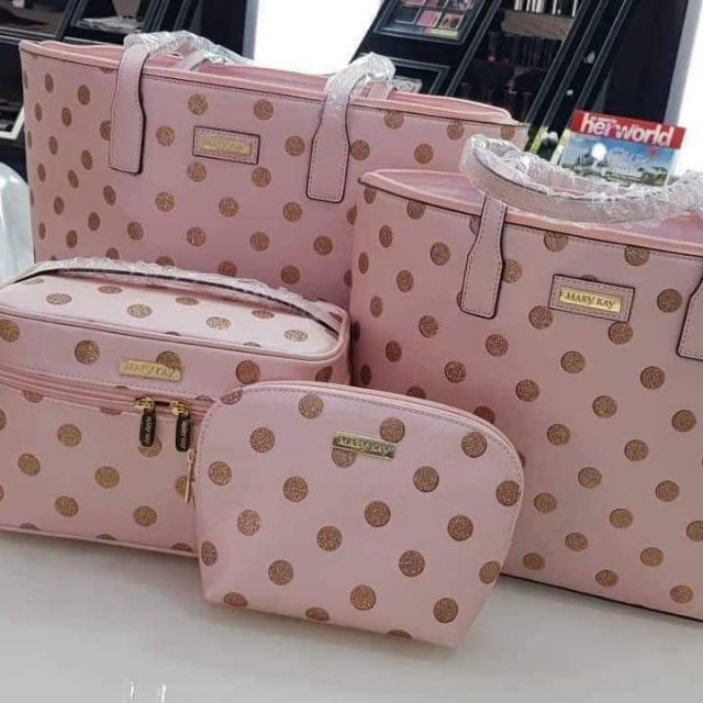 Mary Kay Limited Edition Polka Dot Bag Shopee Malaysia