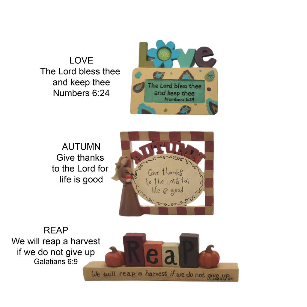 Mini Polyresin Table-top with Christian Verse • Christian • Gifts ...