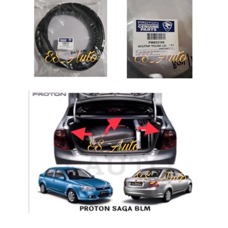 *PROTON BLM , BLM FL , BLM FLX REAR BONNET TRUNK LID BOOT RUBBER ...