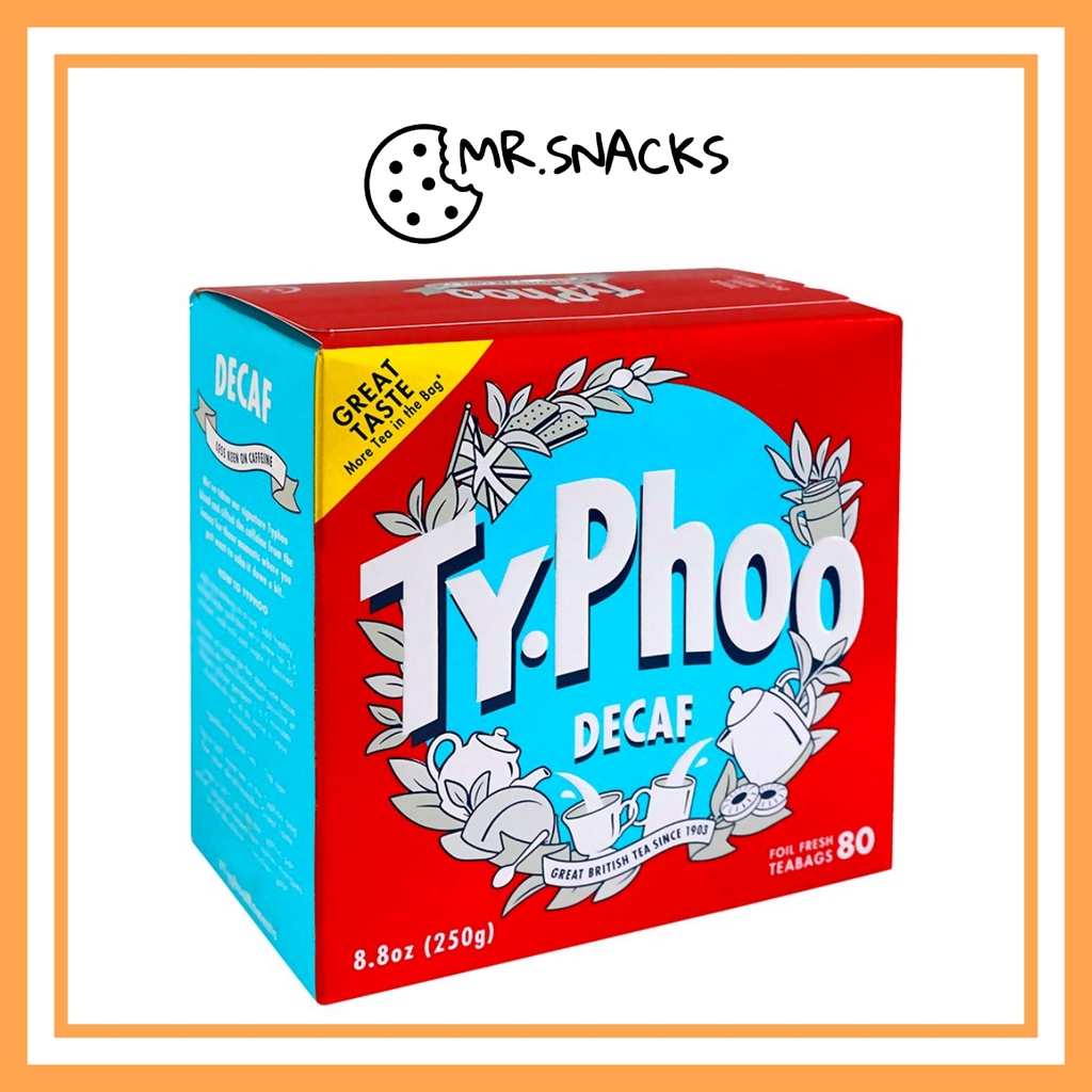 Typhoo Decaf British Blend Round Tea Bags (80 Sachets) Shopee Malaysia