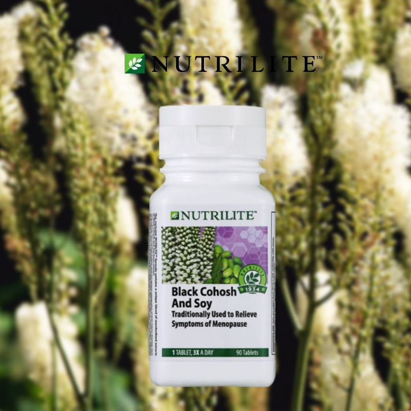 NUTRILITE BLACK COHOSH AND SOY RELIEVE SYMPTOM OF MENOPAUSE Shopee