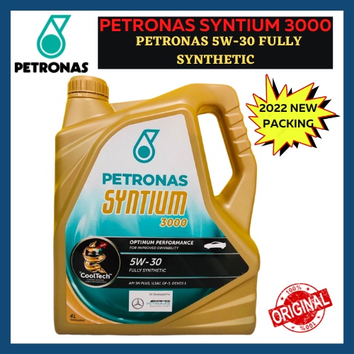 Petronas Syntium 3000 - Petronas 5W-30 Fully Syntium 4Liter | Shopee ...
