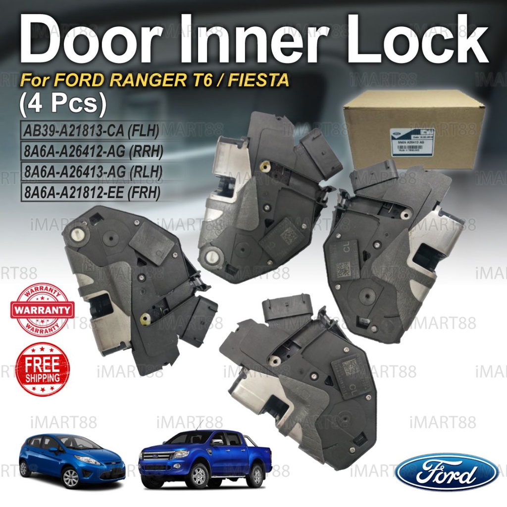 Ford Ranger T6 Xl Xlt Wildtrak Ford Fiesta 2012 On Door Inner Lock Actuator Pintu Latch Kunci 0309