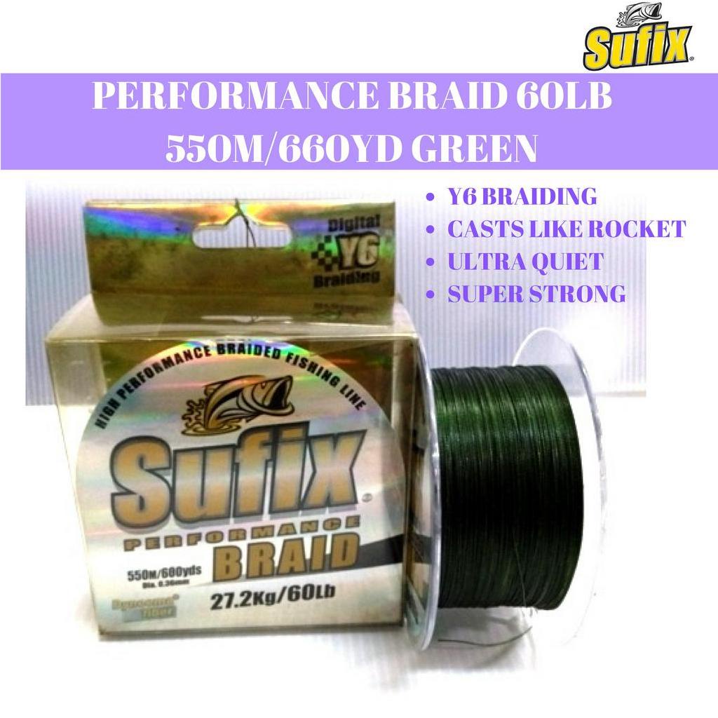 SUFIX GREEN 550M/600YDS PERFORMANCE BRAID LINE