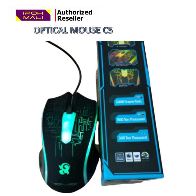 OPTICAL MOUSE C5 GAMING | Shopee Malaysia