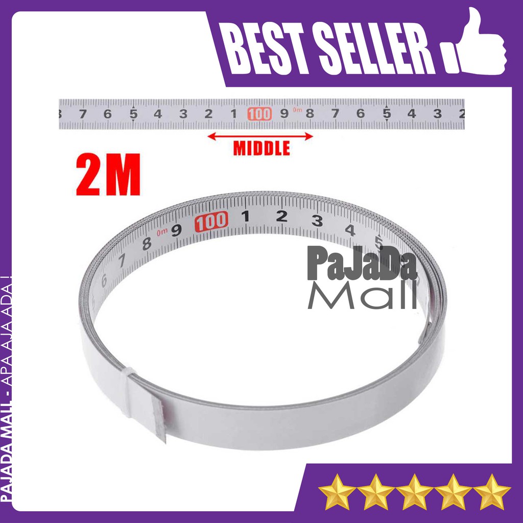 Meter Paste Scale Bar Steel Ruler 2 Meters | Shopee Malaysia