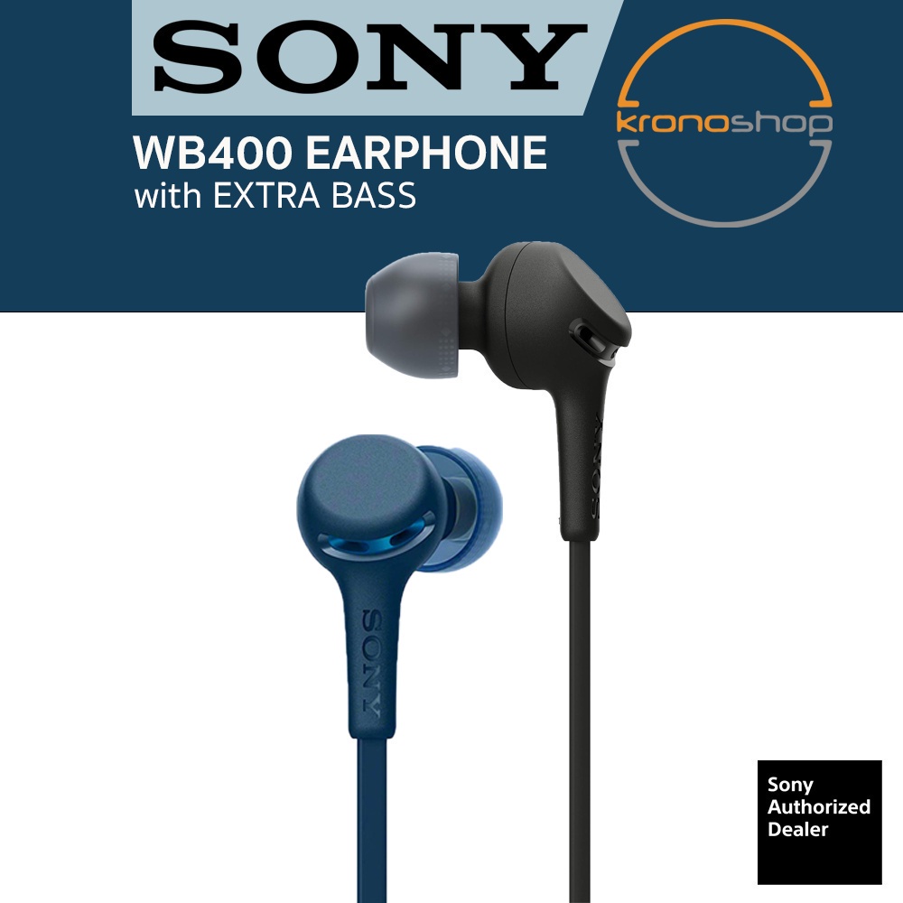 Sony WI XB400 Extra Bass Wireless In ear Headphones Built In Mic