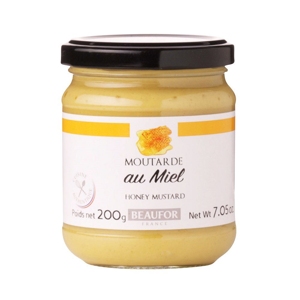BEAUFOR Assorted Mustard Moutarde De Dijon / Whole Grain Mustard 200g