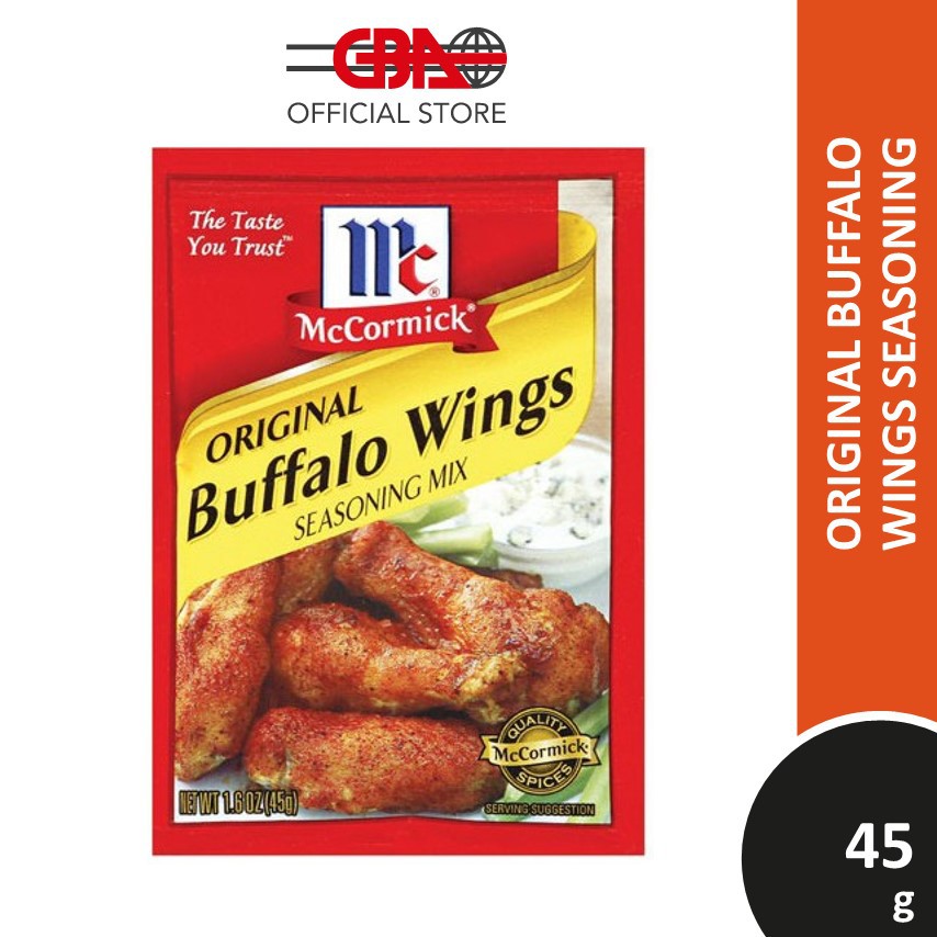 McCormick Dry Seasoning Mix Original Buffalo Wings (45g) Shopee