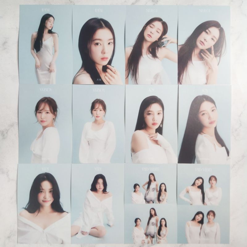 Red VELVET SEASON'S GREETINGS 2021 POSTCARD CALENDAR Shopee Malaysia