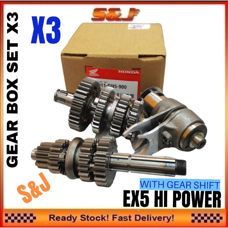 HONDA EX5 HIGH POWER EX5 DREAM WAVE110 WAVE125 ENGINE GEAR BOX SET ...