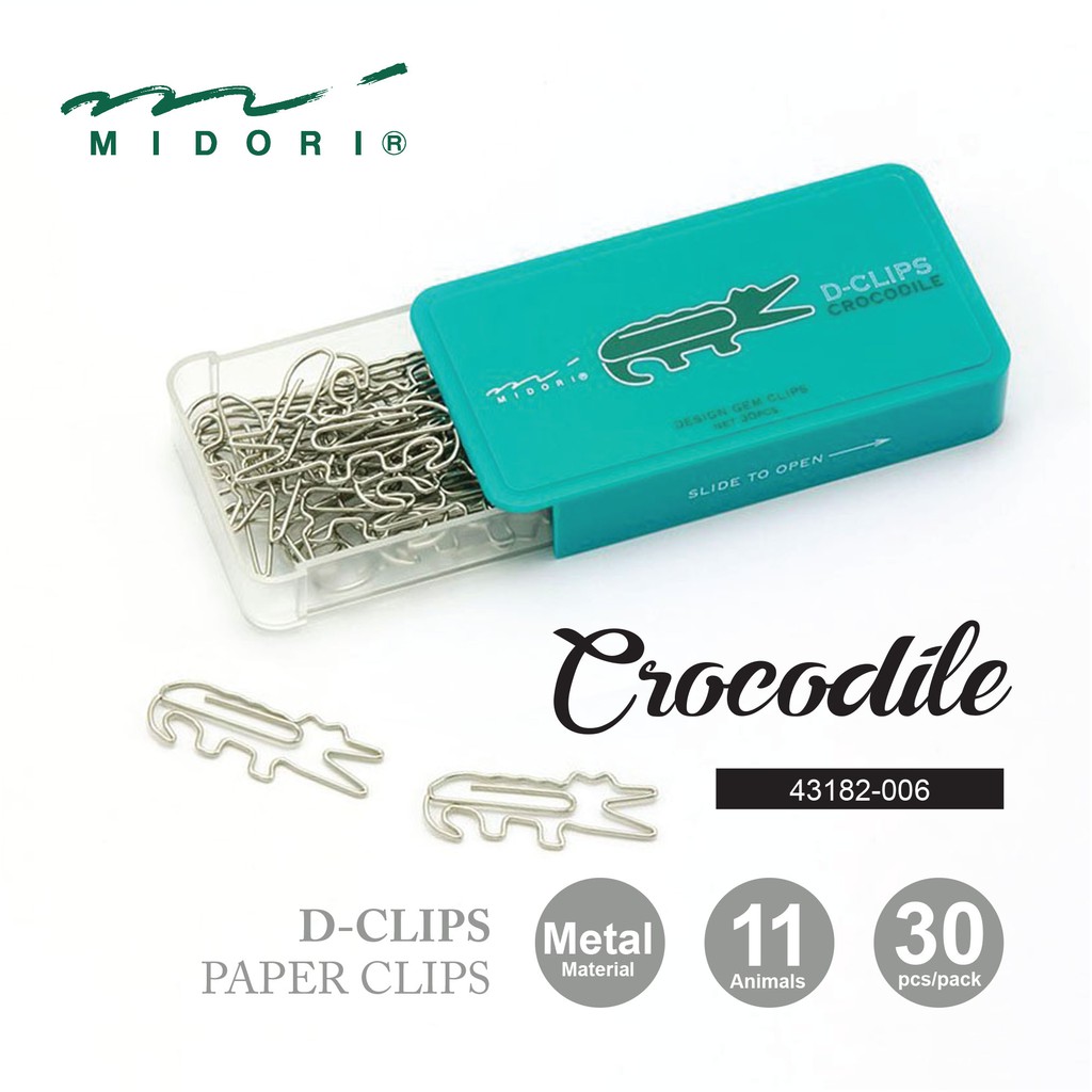 Crocodile paper clips deals