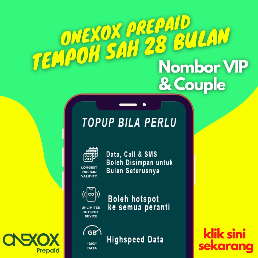 SIM CARDS VIP 🔥 NOMBOR SIMKAD ONEXOX SIMCARD XOX PREPAID SIM CARD