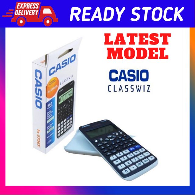 🔥new Model🔥kalkulator Saintifik Casio Scientific Classwiz Calculator Fx 570ex 552 Functions Oem