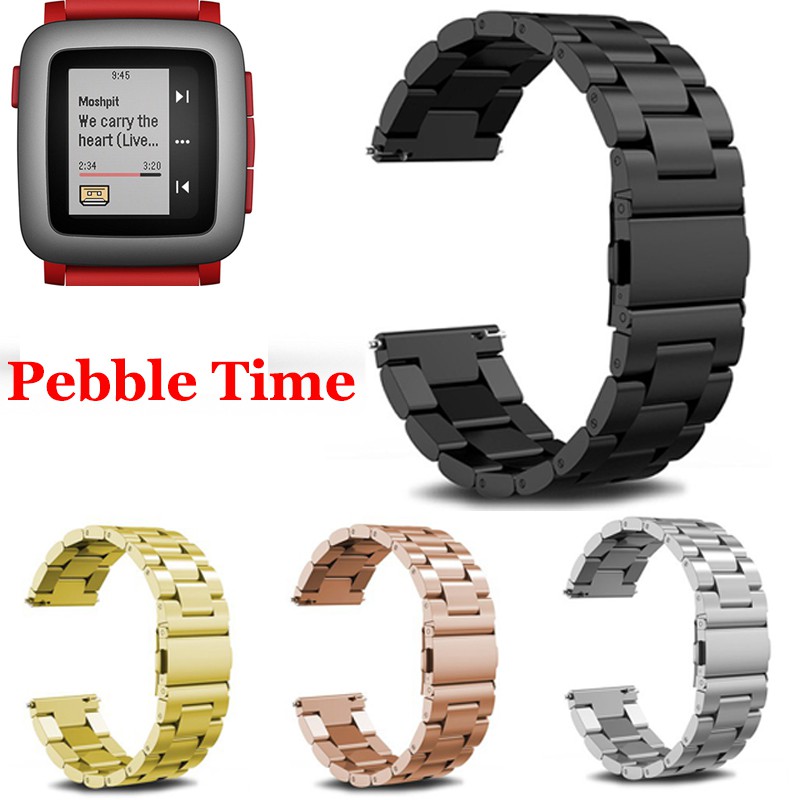 Fashionable Stainless Steel Bracelet Band Strap for Pebble time