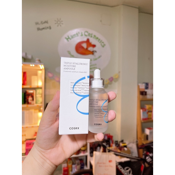 Hyaluronic Acid and B5 COSRX Hydrium Triple Hyaluronic Moisture Ampoule 40ml Shopee Malaysia