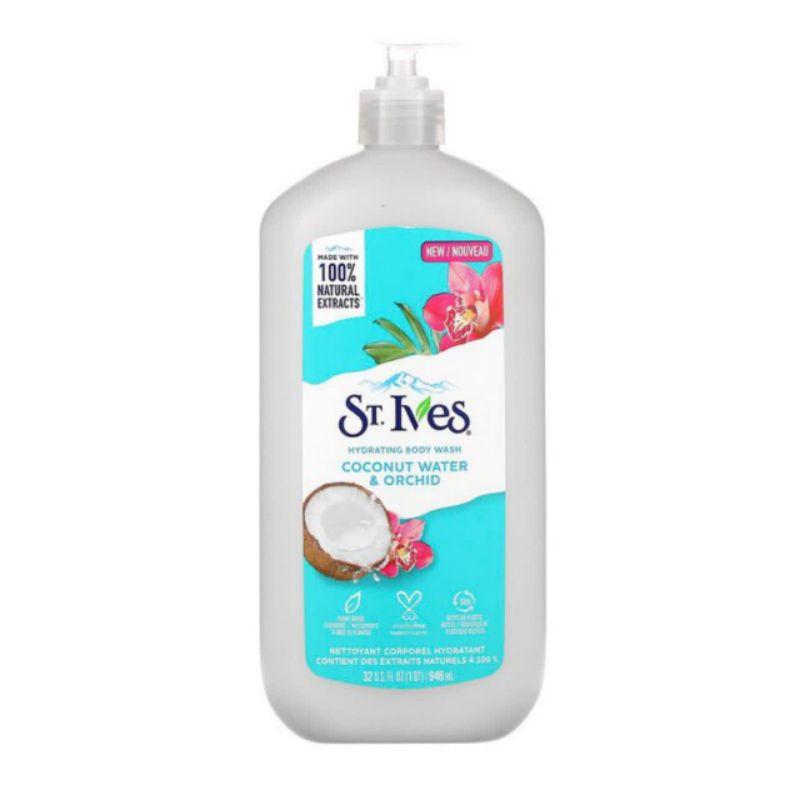 St Ives Hydrating Body Wash, Coconut Water & Orchid, 32 fl oz (946 ml) Shopee Malaysia