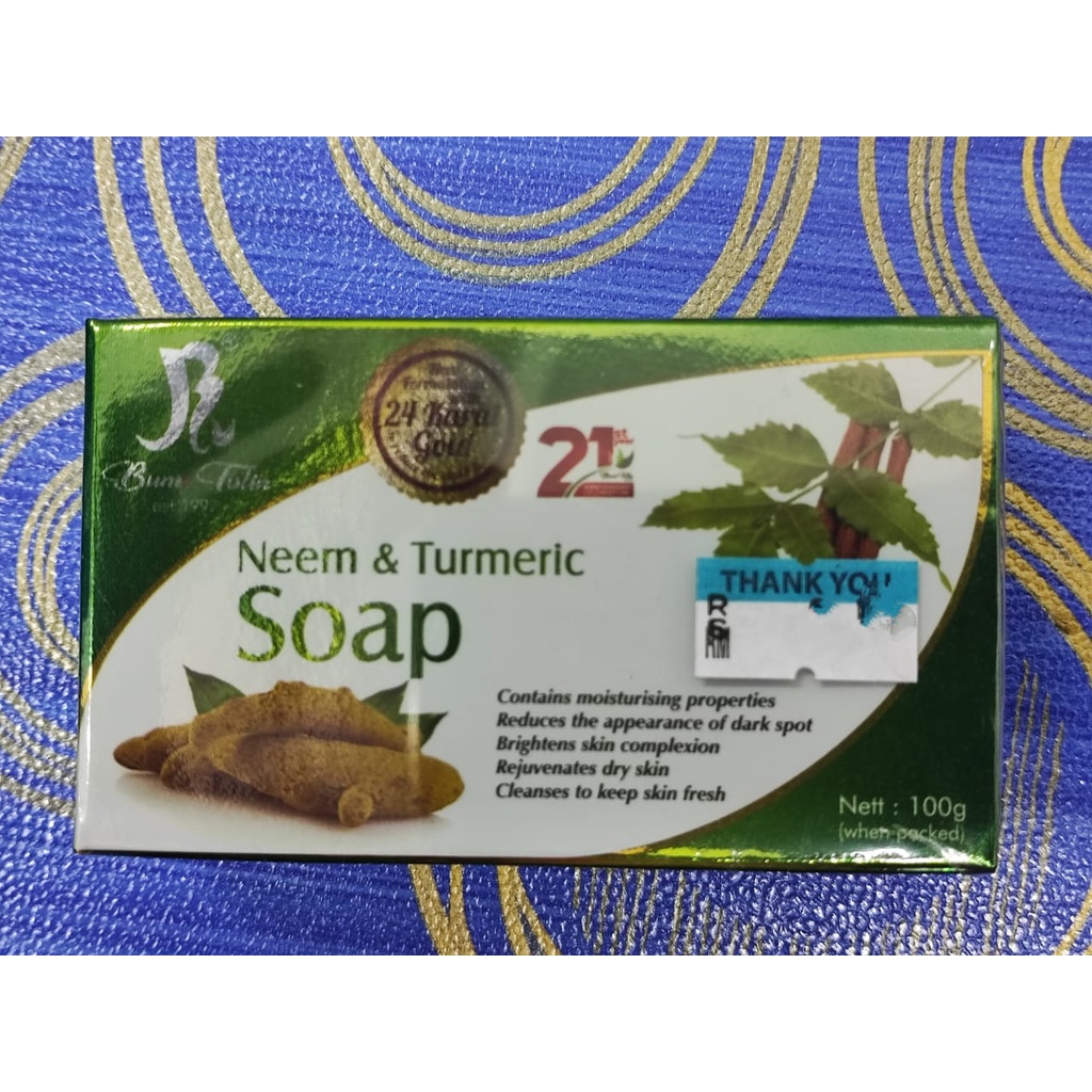 NEEM & TURMERIC SOAP 100g Shopee Malaysia
