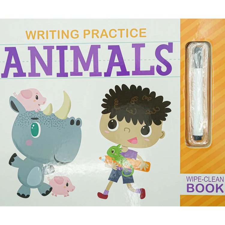 Writing Practice Animals (Wipe and Clean Book) | Shopee Malaysia