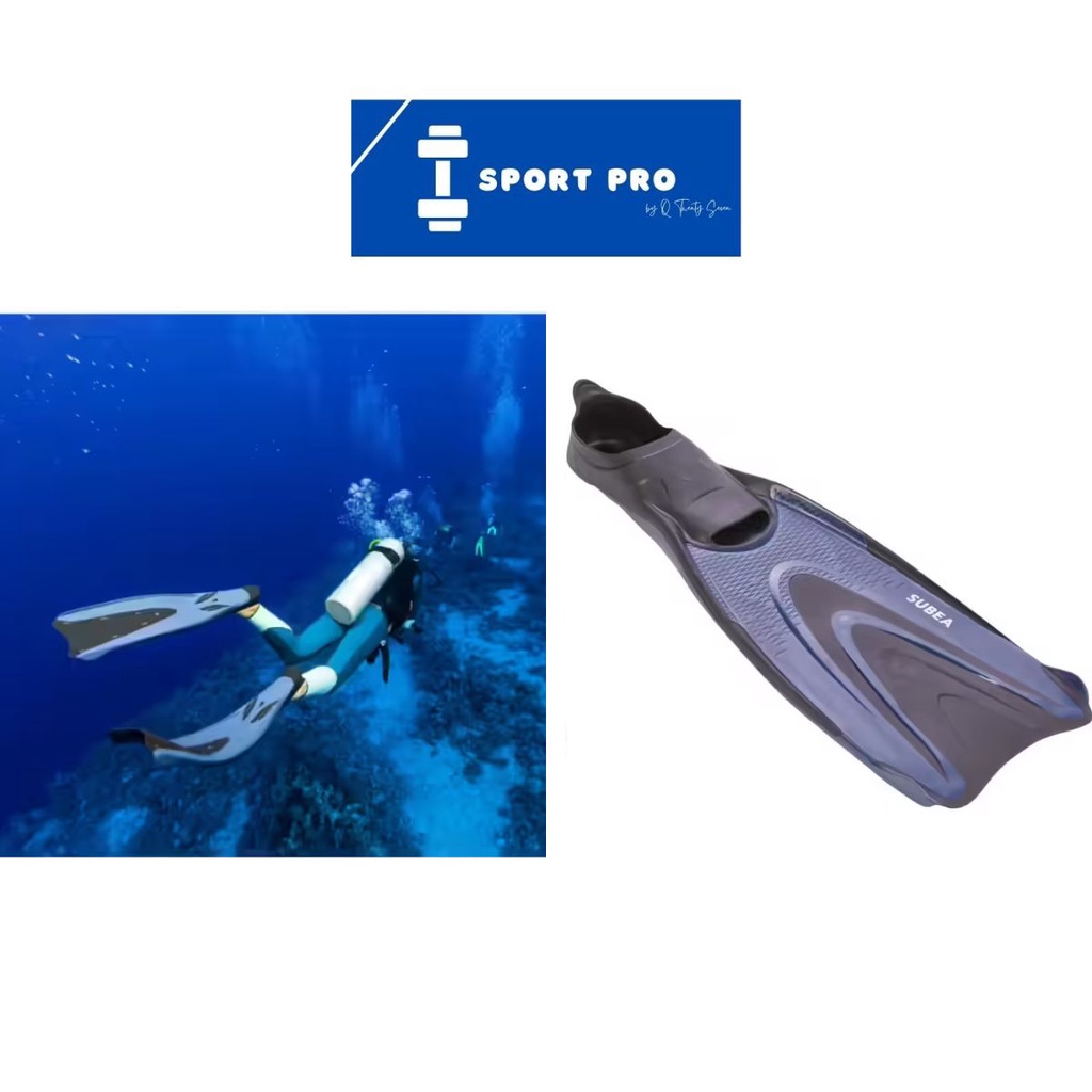Decathlon / Fins / Scuba Diving Fins / Scd 500 / Subea Shopee Malaysia