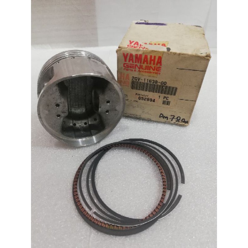 YAMAHA VIRAGO PISTON AND RING 1SET (1.00 SOZE) ORIGINAL JAPAN Shopee
