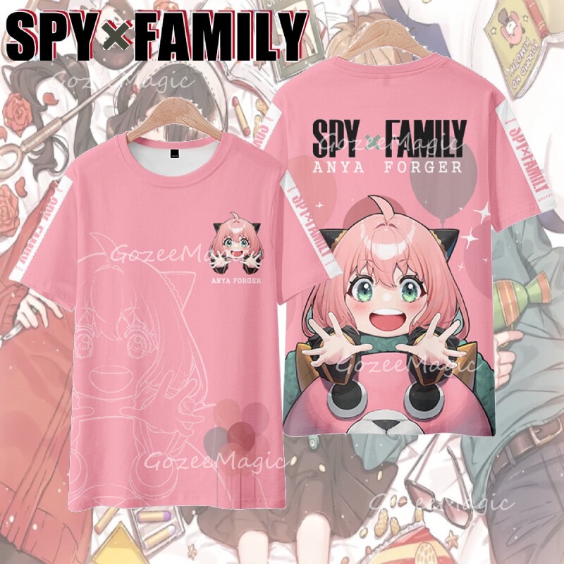 T-shirt Spy X Family - Anya, Loid, Yor, Bond - Tailles S à 5XL - Neuf Avec étiquettes