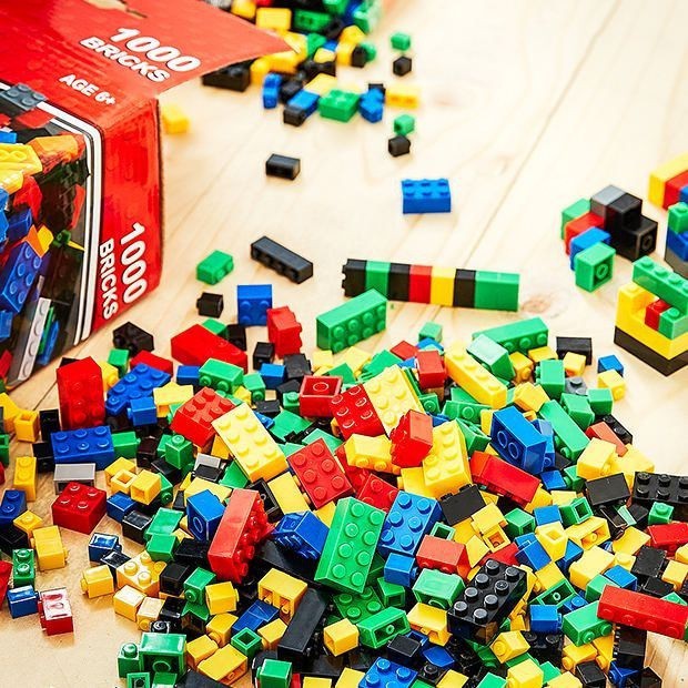 1000 PCS Mix Building Blocks Lego Compatible Bricks Block Kids Toy Toys ...