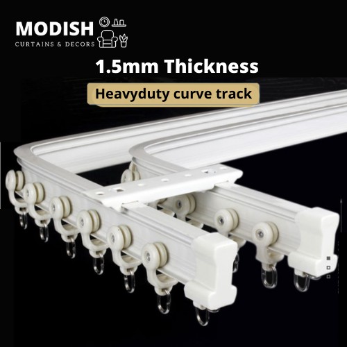 T03 Curtain rail curtain track curtain rod langsir railing bendable curtain rails besi langsir