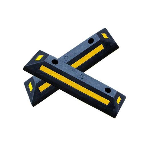 53CM Heavy Duty Rubber Parking Block Stopper Car Wheel Stop Driveway