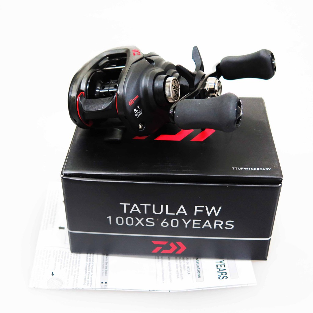 18 NEW DAIWA TATULA FW 100XS, 100XSL 60 YEARS Anniversary Left & Right  Baitcasting With 1 Year Warranty & Free Gift