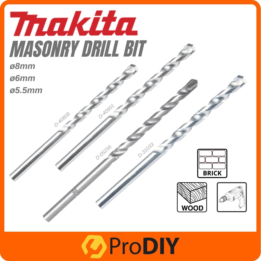 MAKITA Masonry Drill Bit Multipurpose Drill Bit Hammer Drill for Wall