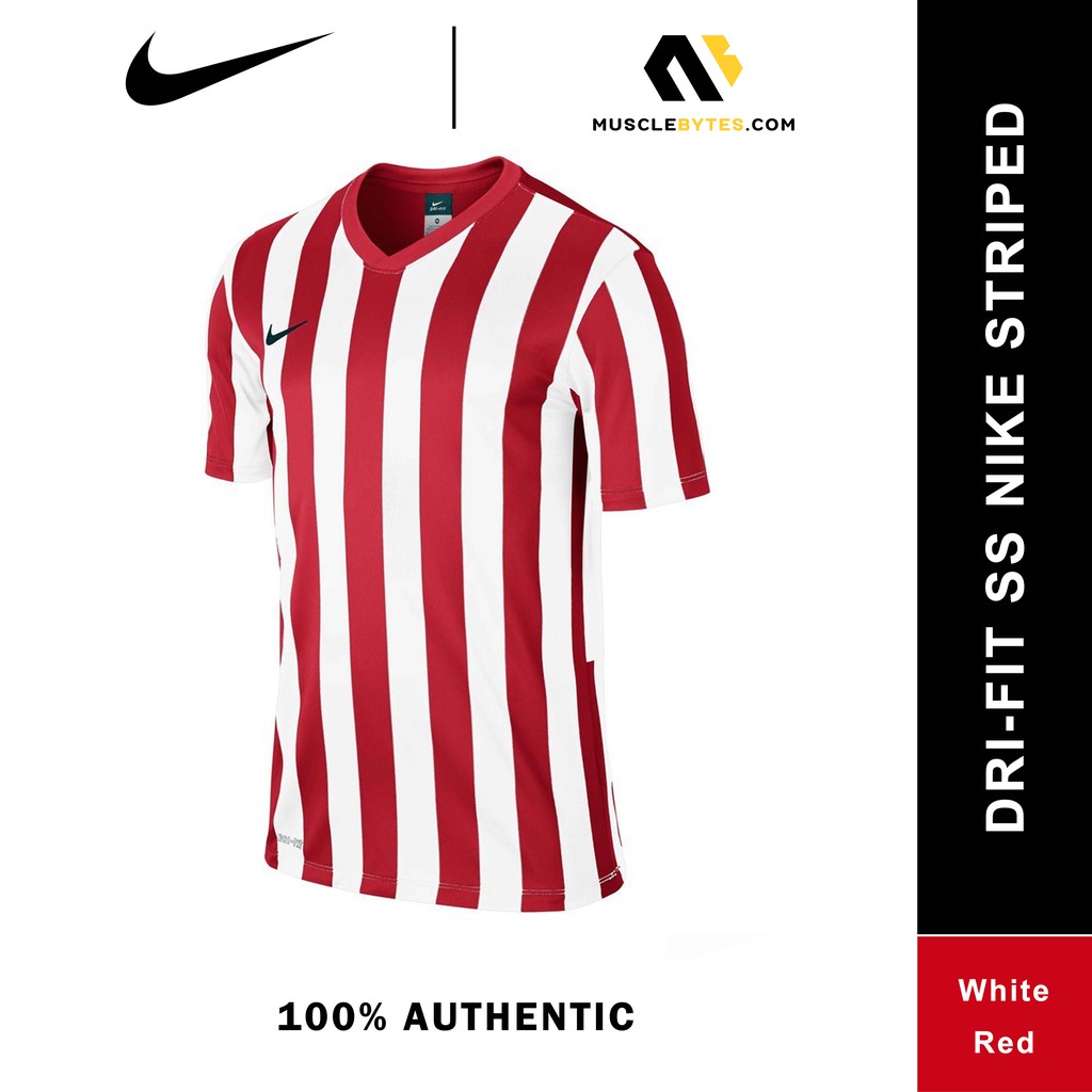 Nike striped hotsell soccer jersey