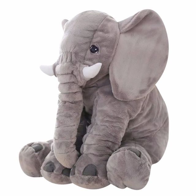 Patung Gajah Mainan Kanak-kanak Gebu Elephant Toy for Kids Soft Fluffy ...