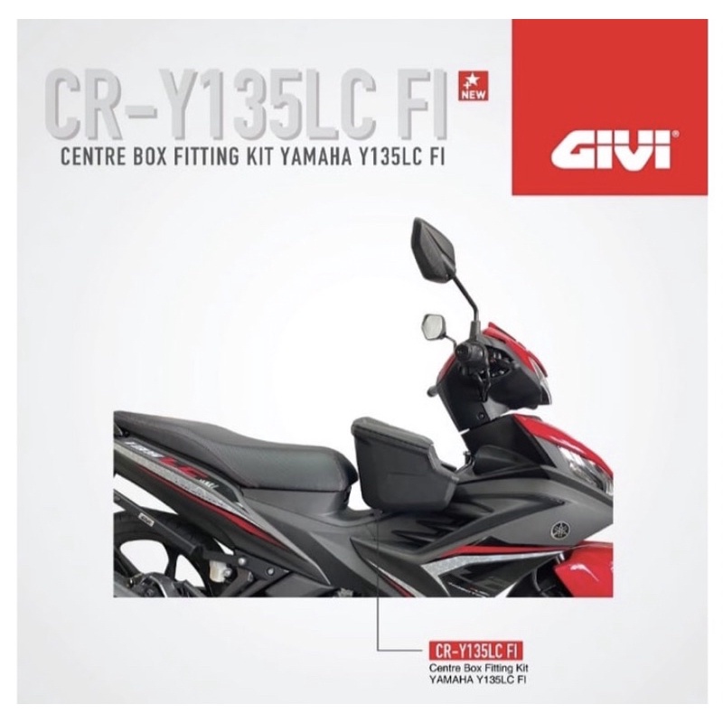 Givi Centre Box Lt Givi G N G N Ltr Litre Lc Y Rs Y Zr Shopee Malaysia