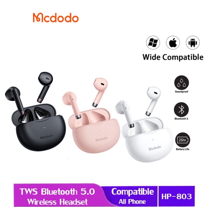 Mcdodo Earbuds HP803 TWS Lite Bluetooth Earphones Stereo Wireless
