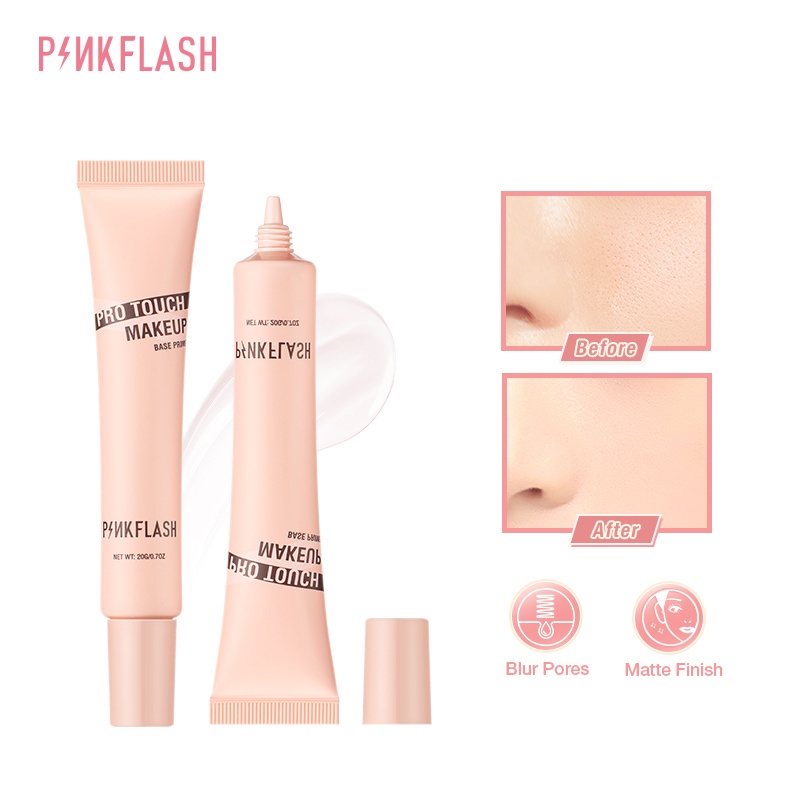 PINKFLASH Matte Poreless Makeup Primer Pore Minimizer Smooth Fine Line