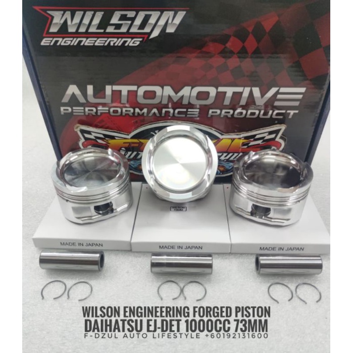 Wilson Engineering Piston Kits 73MM 73.5MM Daihatsu EJDET Turbo
