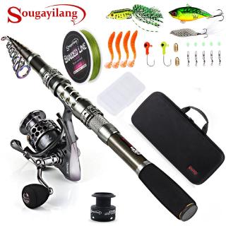 Sougayilang 1.8 3.6m Telescopic Fishing Rod And 11BB Fishing Reel
