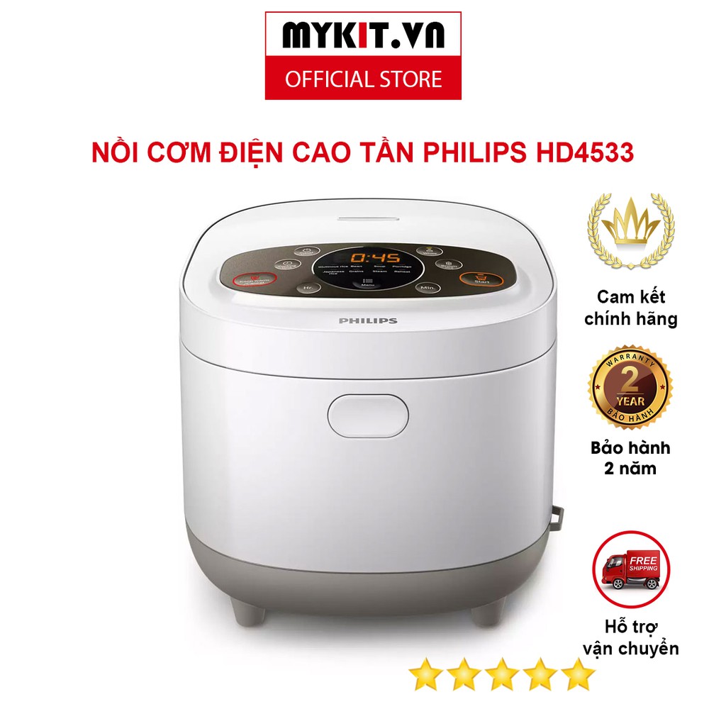 Philips Electronic Rice Cooker 1.8 Liter HD4533 Mykit Store Shopee