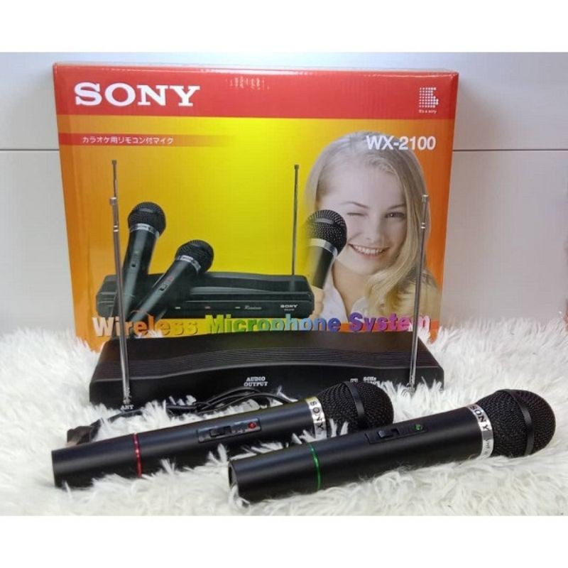 Sony WX-2100 Wireless Dual Microphone speaker System | Shopee Malaysia