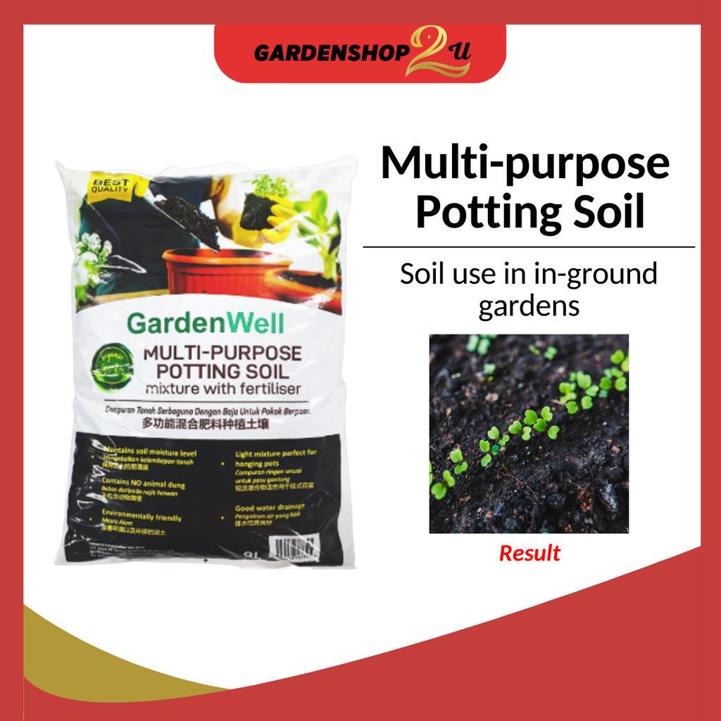 [3 Bags RM10] Garden Well MultiPurpose Potting Soil/ Tanah Serbaguna