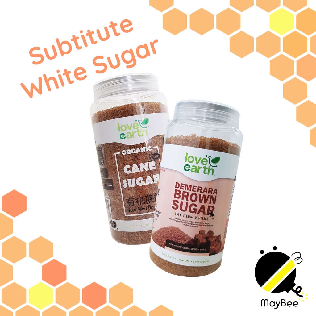 Love Earth Organic Cane Sugar Brown Sugar 800g and 2kg - Gula Terbu ...